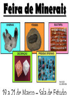 Feira de Minerais - 19 a 21 de Março - Sala de Estudo